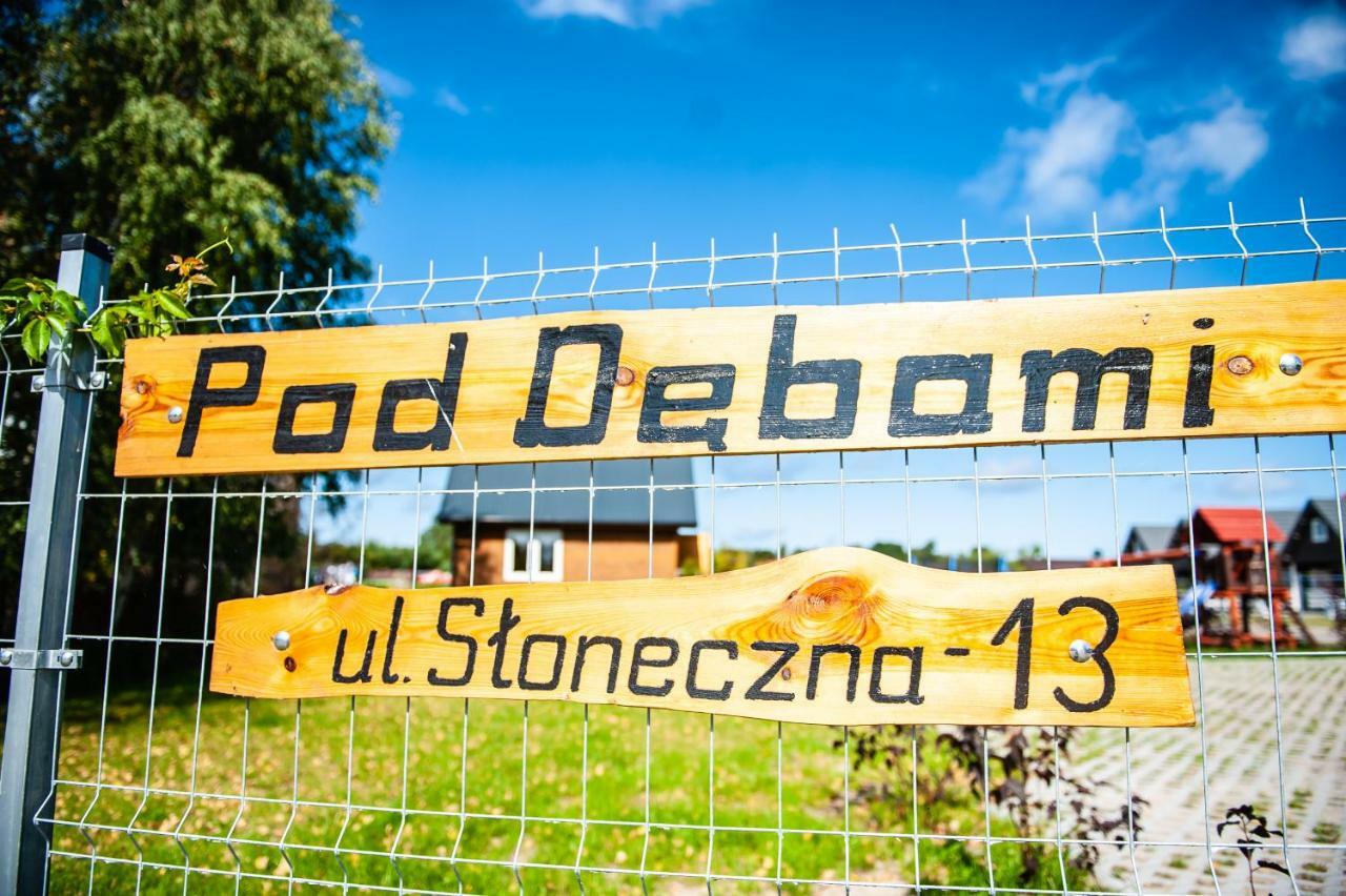 Pod Debami Wicie- Domki Drewniane Nad Morzem Wicie  Buitenkant foto